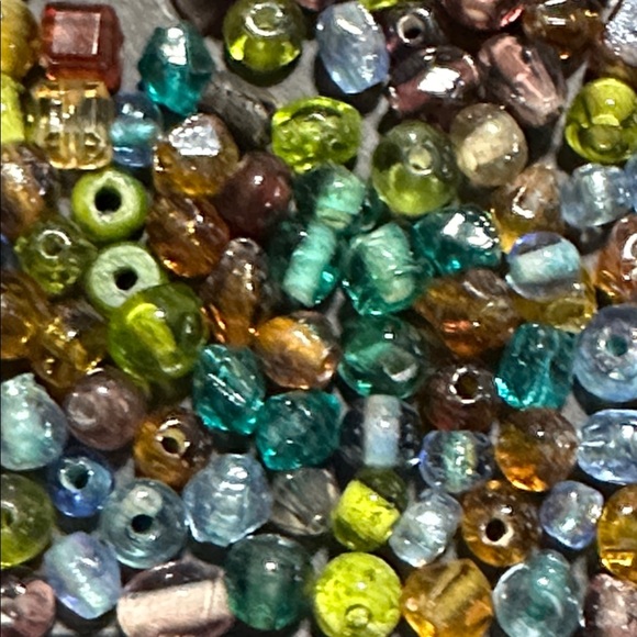 64.  Various Shapes Glass Beads - Picture 3 of 4